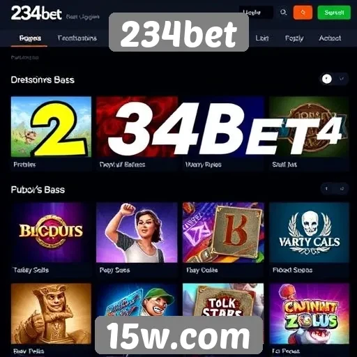Catálogo diversificado de jogos no site 234bet